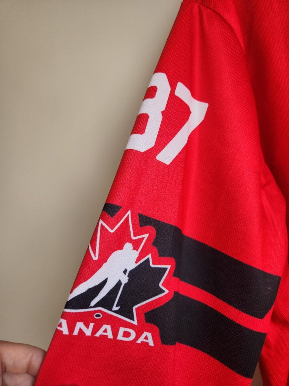 Team Canada Olympic Sidney Crosby Screen Printed Jersey #87 Size M/48 - Picture 4 of 8